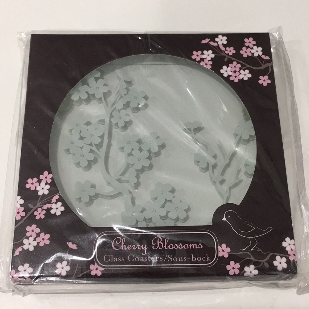 Kate Aspen Cherry Blossom Coaster (2 pack)